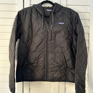 Patagonia Diamond Quilted Bomber Hoody - Black - Women's Small